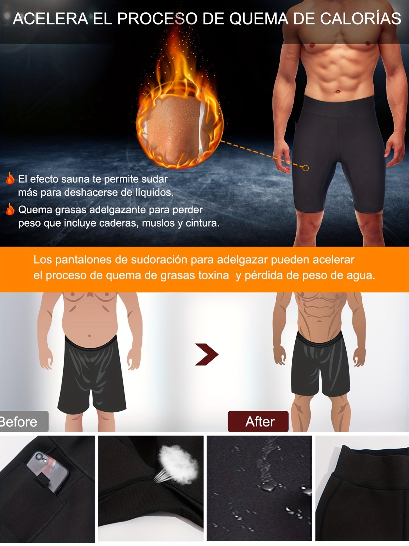 Men's High Elastic Compression Shorts for All Sports & Activities