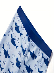 Boys Shark Swimsuit Set for Summer Beach