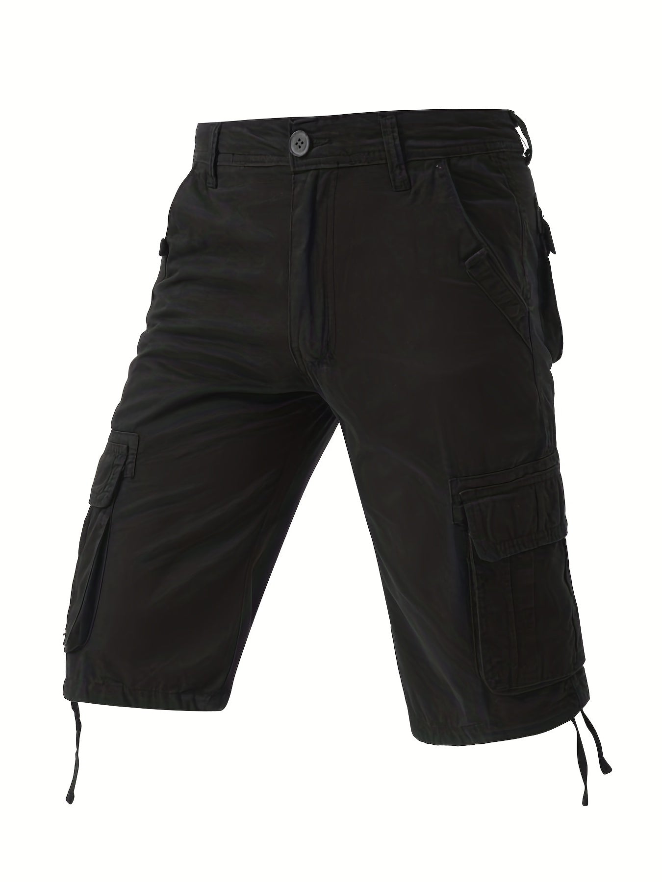 Men's Cotton Casual Cargo Shorts with Pockets