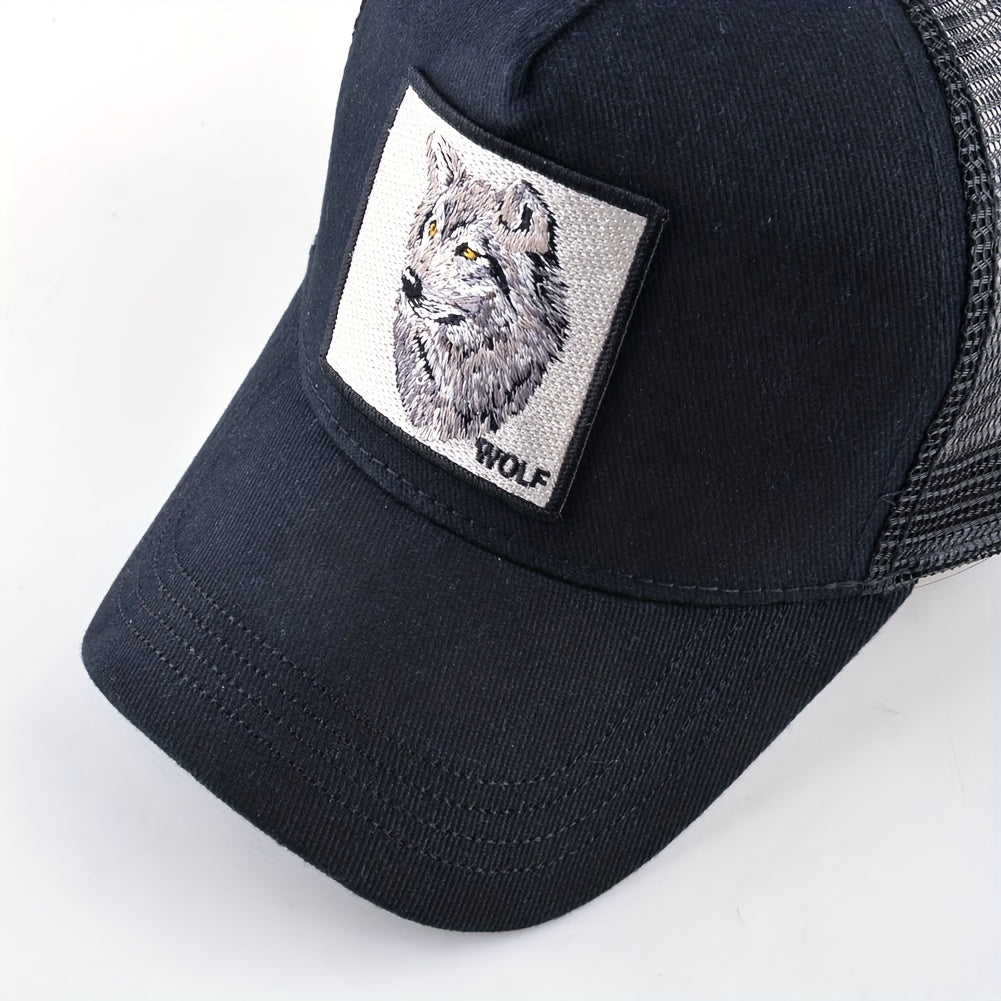 Animal Embroidered Baseball Cap for Men