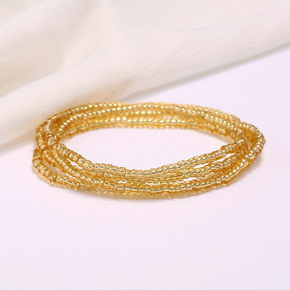 Boho Layer Waist Chain Decorative Belly Chain For Women