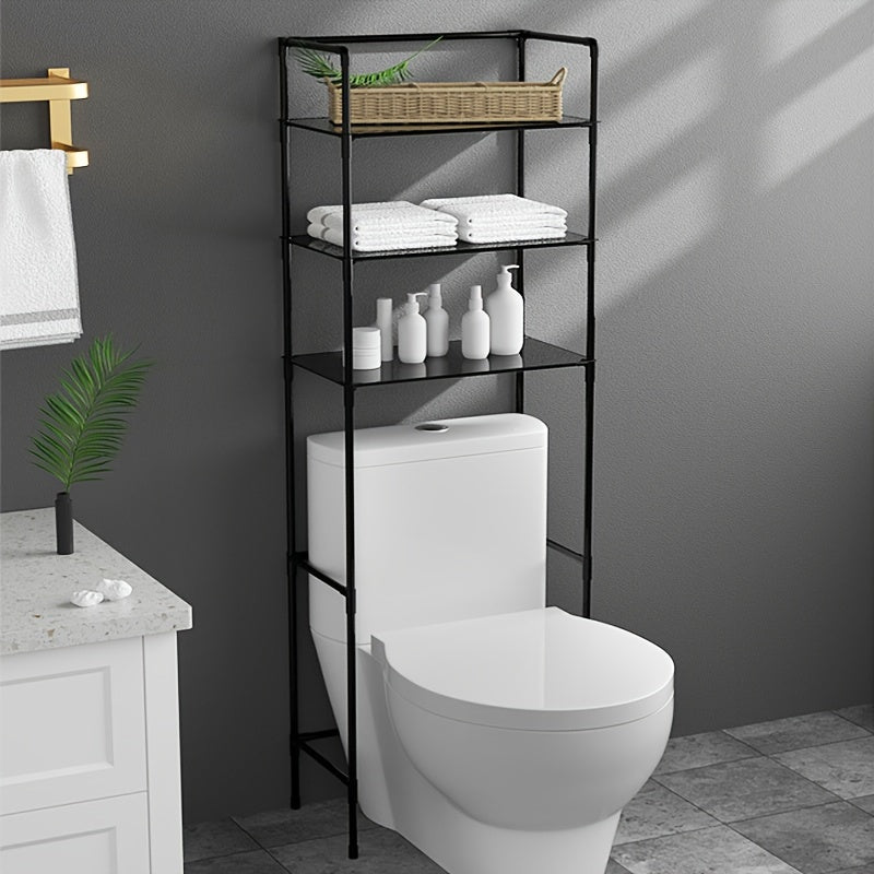 Toilet Rack Bathroom Floor standing Toilet Storage Rack Without Drilling