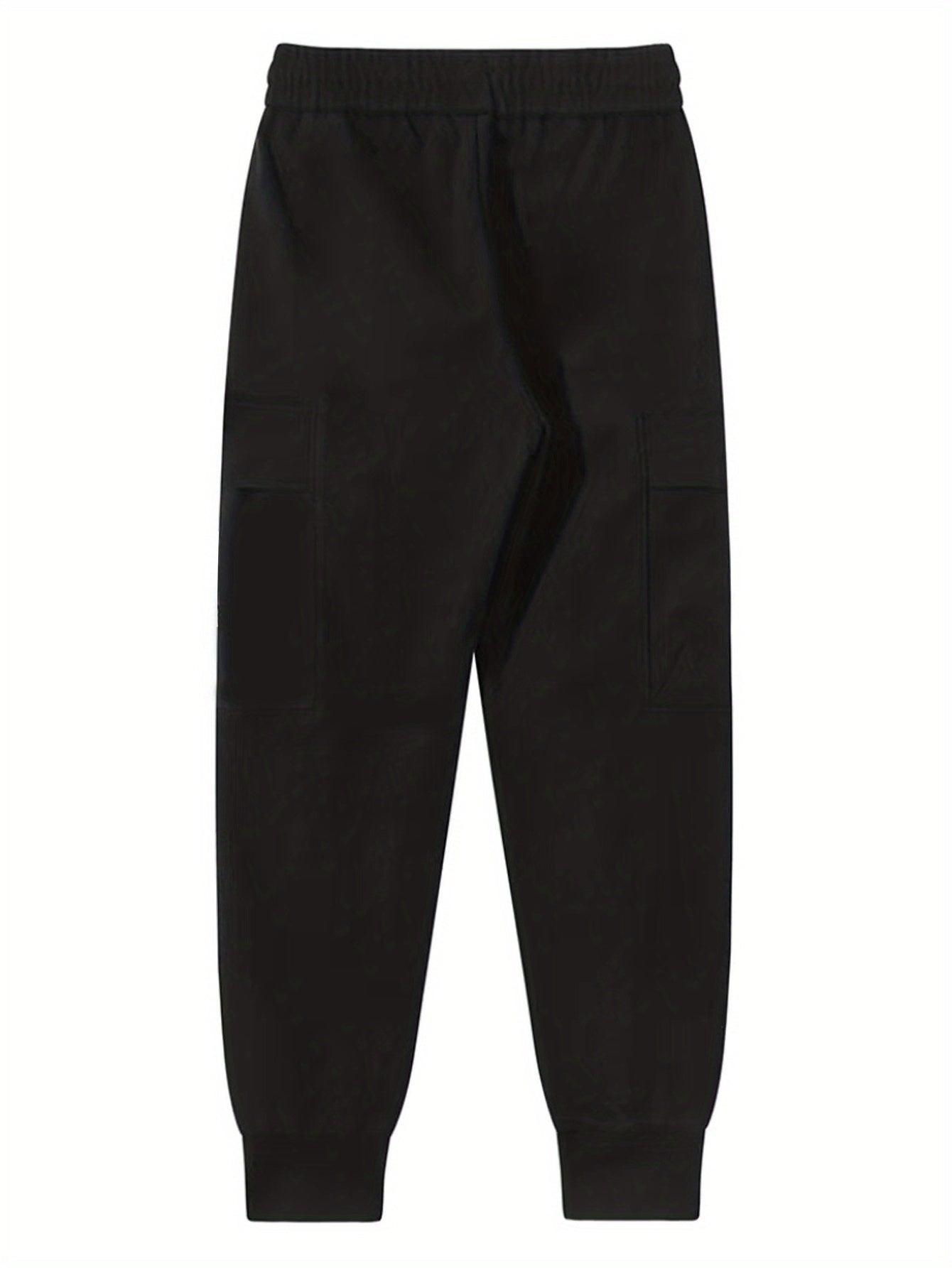 Men's Cargo Pants Spring Fall Outdoor Joggers Drawstring Side Pockets