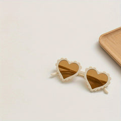 Heart Sunglasses For UV Protection PC Frame Sunglasses For Children