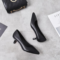Women's Formal Stiletto Heel Point Toe Slip On Shoes