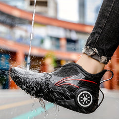 Women's Short Tube Rain Boots Waterproof Wear-resistant Work Outdoor Shoes