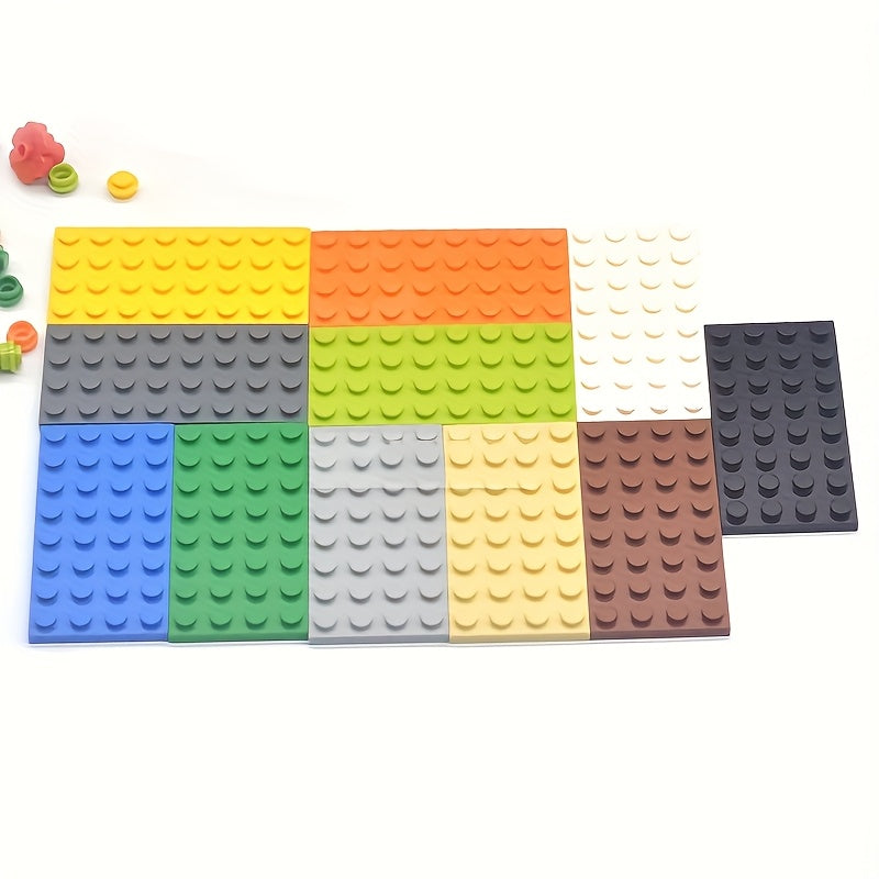 9pcs 4x8 Classic Base Plates Building Blocks Creative Basic Accessories Plate