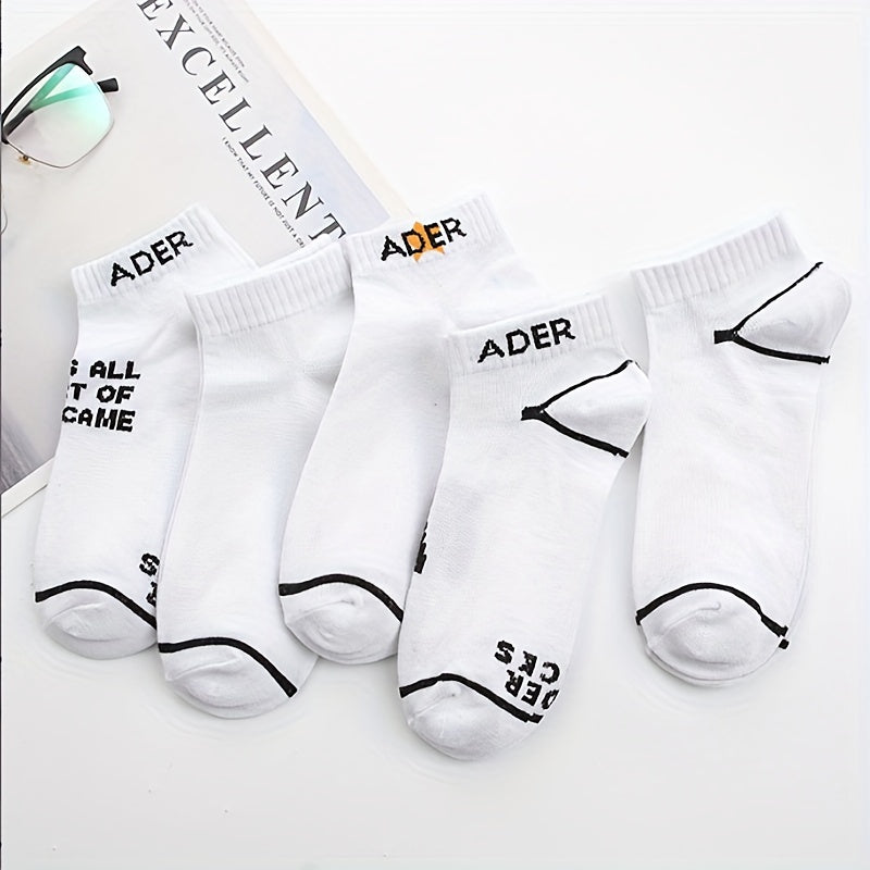 10 Pairs Boys Kids Short Ankle Socks Breathable Comfy Children's Socks