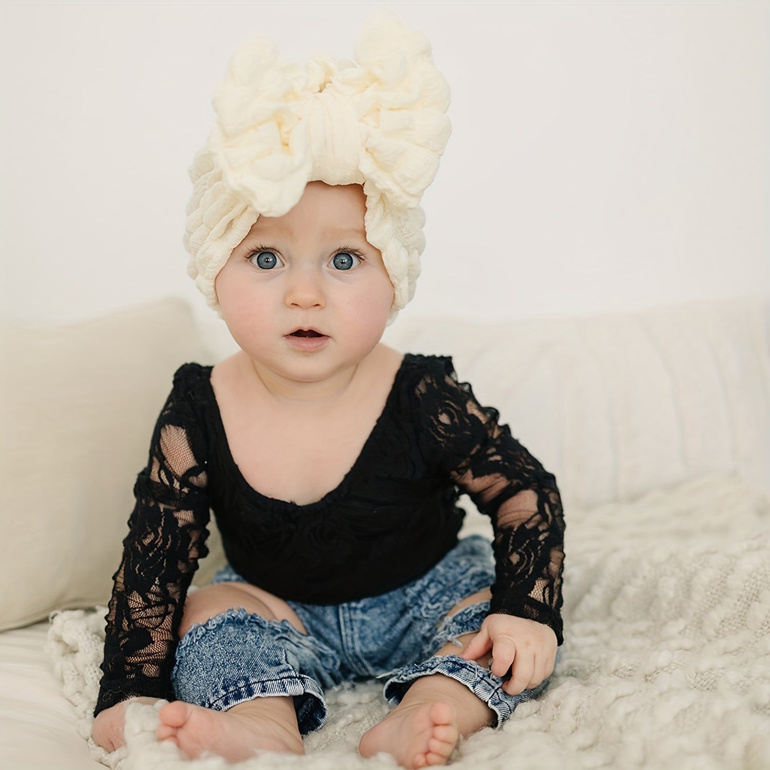 Baby Bowknot Hair Wrap Hair Drying Hat Hair Dry Towel Hat