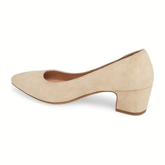 Leopard Print Low Heel Pointed Toe Slip On Pumps
