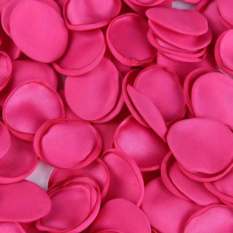 20pcs Silk Rose Petals for Wedding Scattering Table Center Decoration