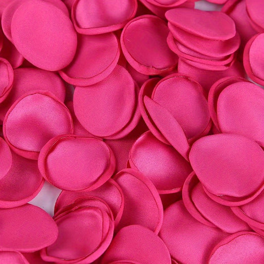 20pcs Silk Rose Petals for Wedding Scattering Table Center Decoration