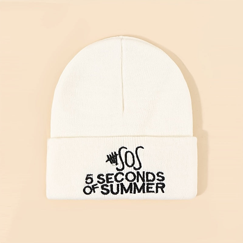 Embroidery Letter Knit Hat Woolen Hat Hip hop Cap Unisex
