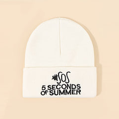 Embroidery Letter Knit Hat Woolen Hat Hip hop Cap Unisex