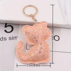 Cat Keychain Keyring Bag Car Key Pendant Decoration Ornament