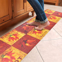 Thick Cushioned Kitchen Floor Mat 15mm Anti Fatigue Waterproof Non Slip