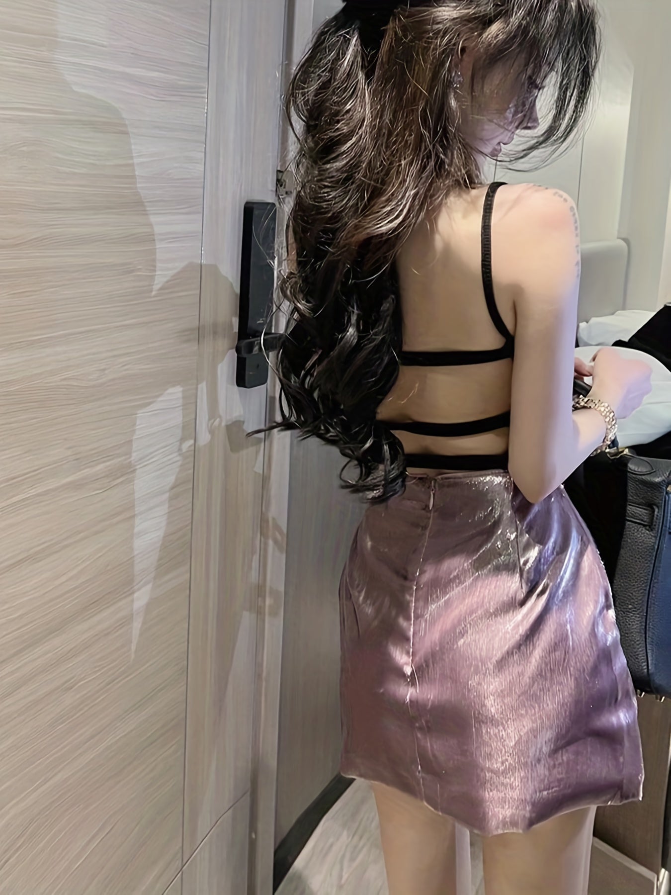 Sexy Backless Sleeveless Spaghetti Strap Crop Top