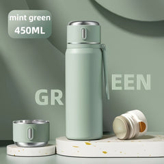 450ml Stainless Steel Vacuum Water Bottle Leakproof Insulated Cup
