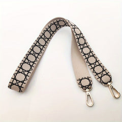 Geometric Pattern Bag Strap Underarm Bag Replacement Strap