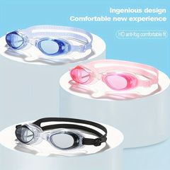 Adjustable Swimming Goggles for Kids & Adults - Waterproof & Anti Fog