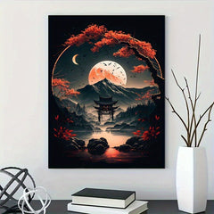 5D DIY Mountain & River Diamonds Painting Set - Full Round Dril