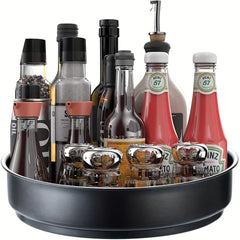 Stainless Spice Rack Rotating Seasoning Storage Box
