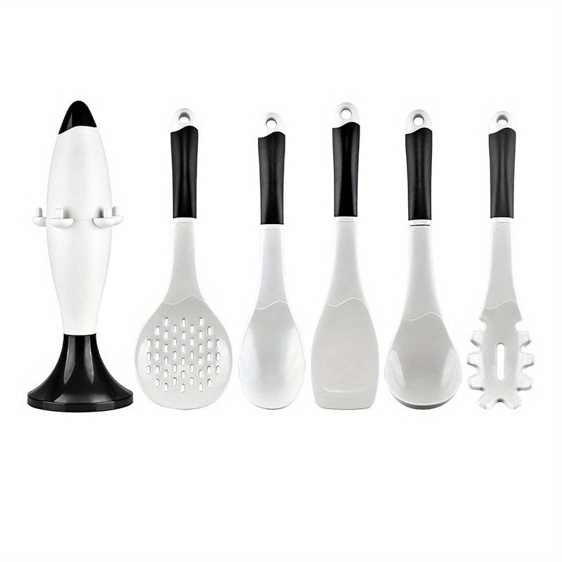 6pcs Silicone Spatula Spoon Set Non Stick Heat Resistant Kitchen Utensils
