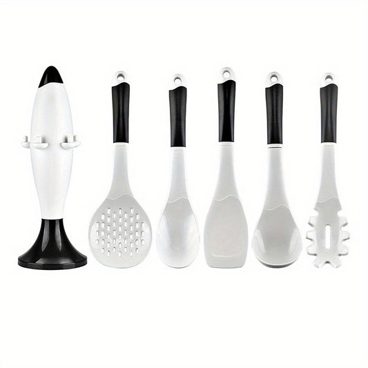 6pcs Silicone Spatula Spoon Set Non Stick Heat Resistant Kitchen Utensils