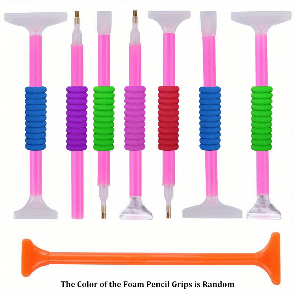 Diamond Painting Pen Set with Accessories - Ergonomic Roller Drill Pen