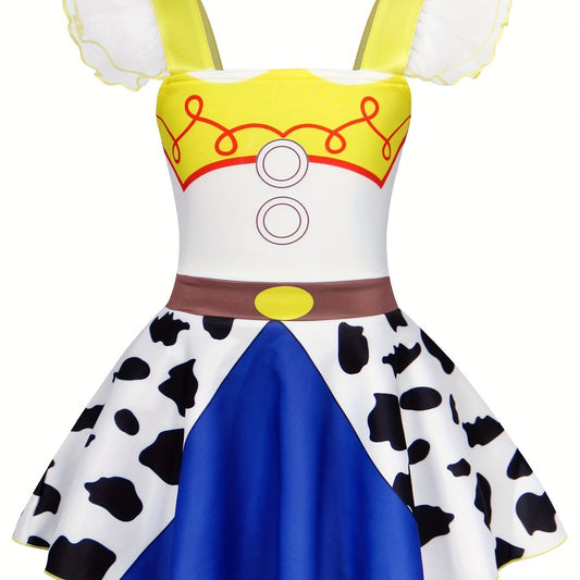 Girls Princess Costume Dress Birthday Party Outfit