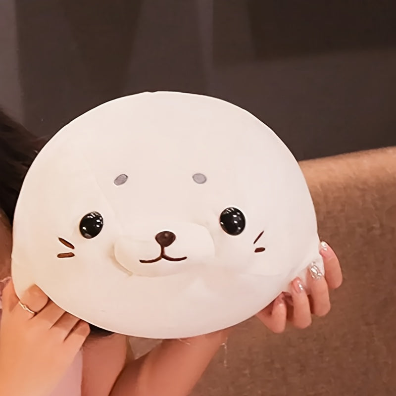 Ocean Series Aquarium Down Lying Seal Plush Toy Doll