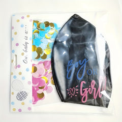 Gender Reveal Balloons 91 Latex Balloon with Confetti Baby Shower Party Decor
