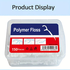 150 Dental Floss Sticks High Tensile with Storage Box