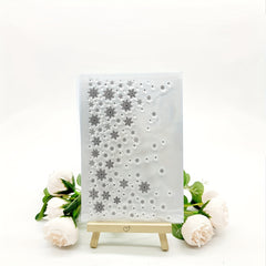 Snowflake Stamp Painting Tool DIY Scrapbook Decoration Silicone
