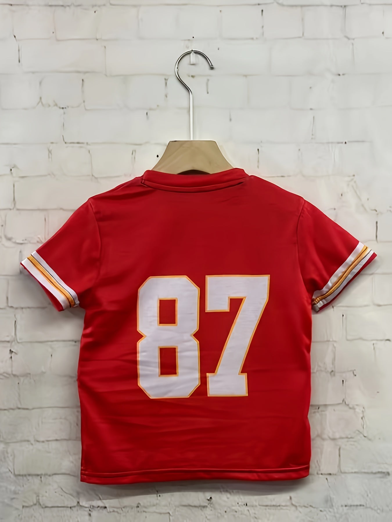 Boy's Short Sleeve Sports T shirt Breathable Loose Round Neck
