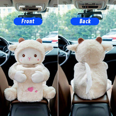 Car Tissue Box Trash Bin and Storage Box