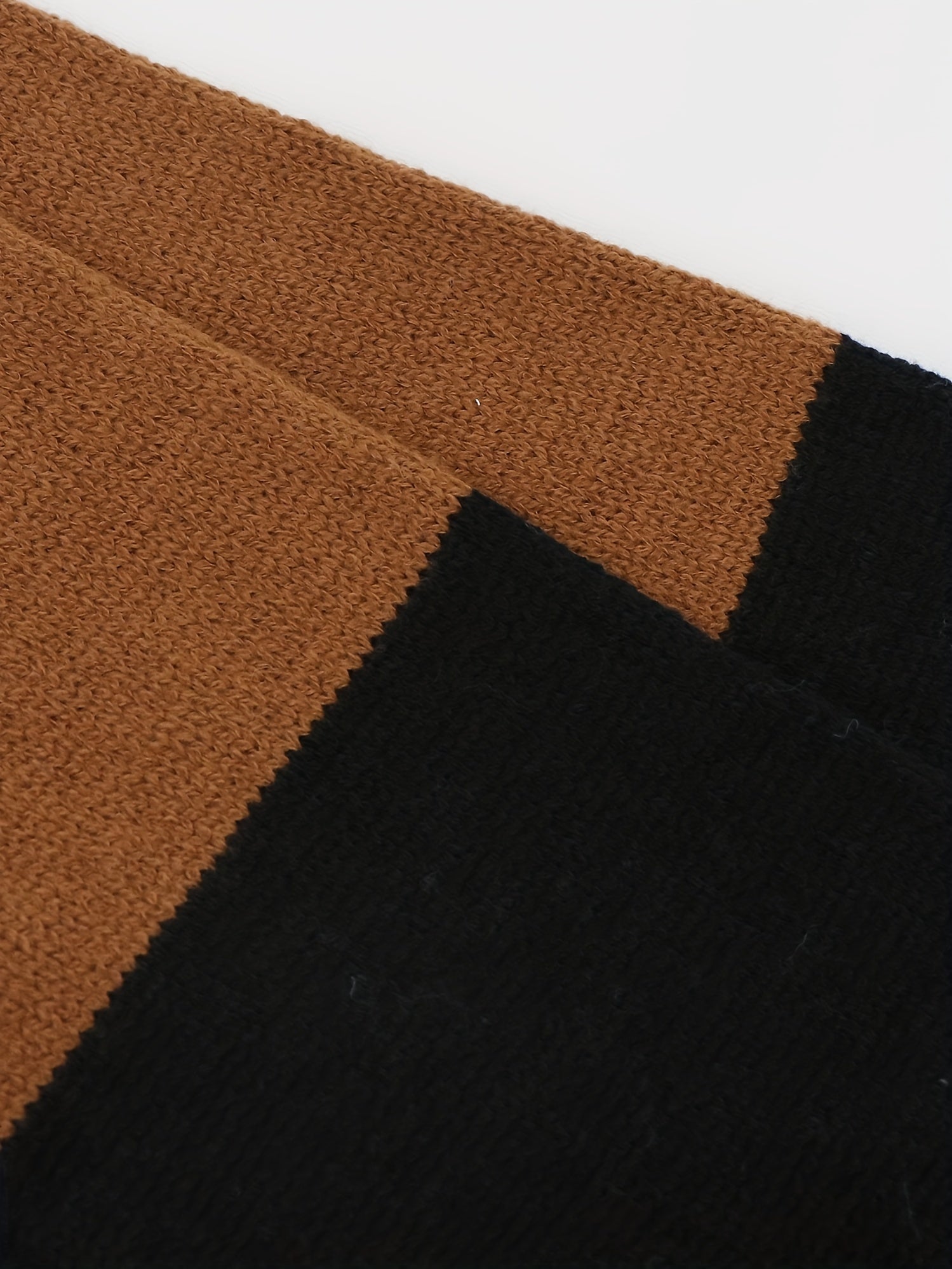 Colorblock Off Shoulder Jumper
