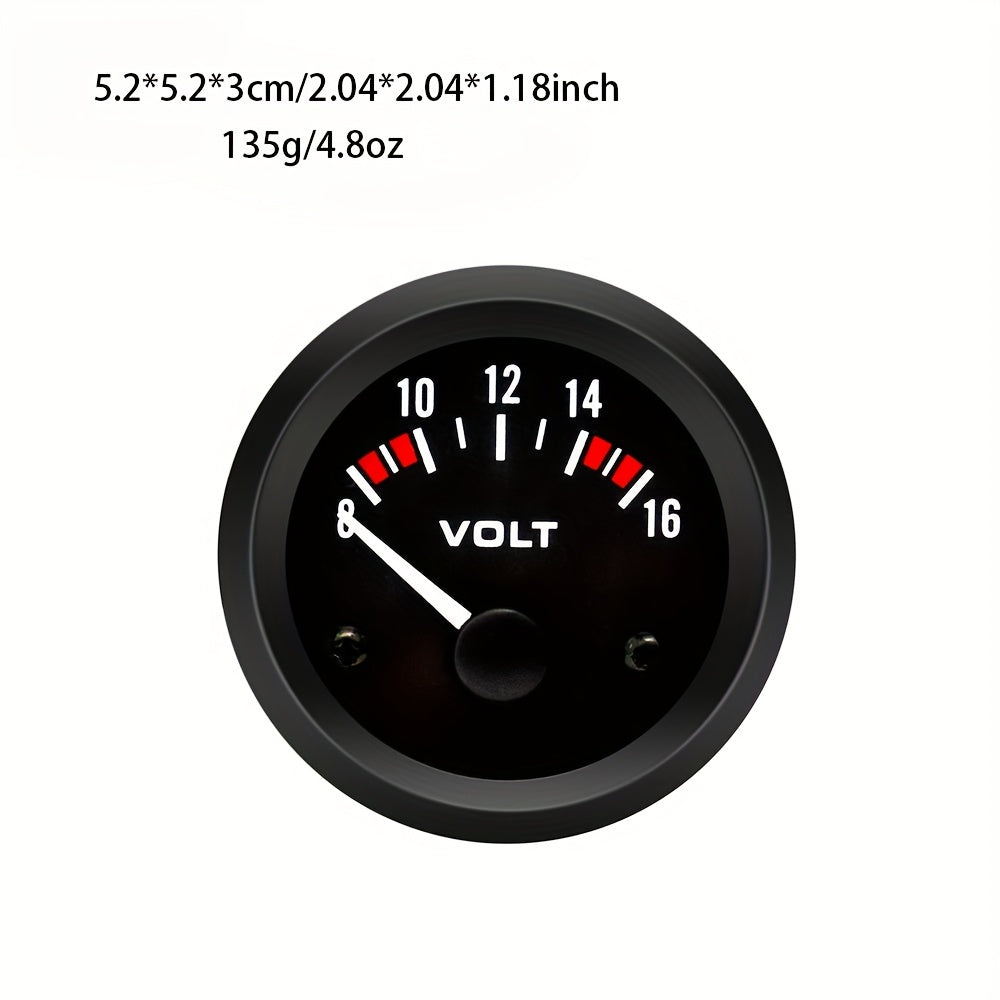 Car Instrument Voltage Water Temp Pressure Level Current Meter