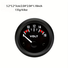 Car Instrument Voltage Water Temp Pressure Level Current Meter