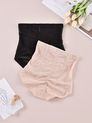 Mesh Stitching Tummy Control Slimming Panties Women's Underwear
