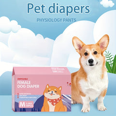 10pcs Disposable Pet Diapers Leak Proof Physiological Pants