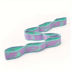 Yoga Stretching Tension Belt Fitness Resistance Rope for Dance Training