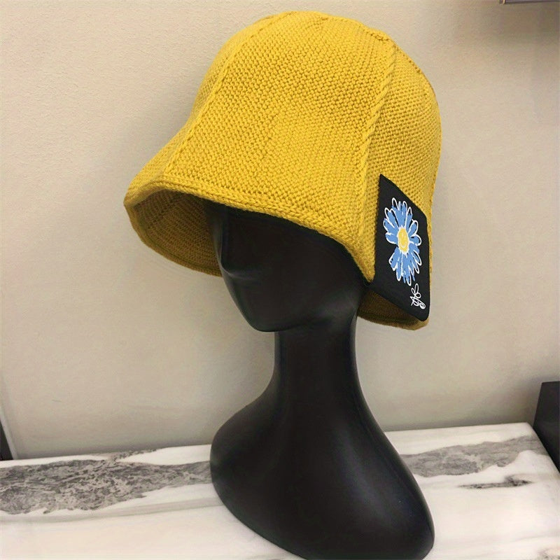 Kids Ear Protection Windproof Knit Beanie Hat Soft Top Knitted Hat