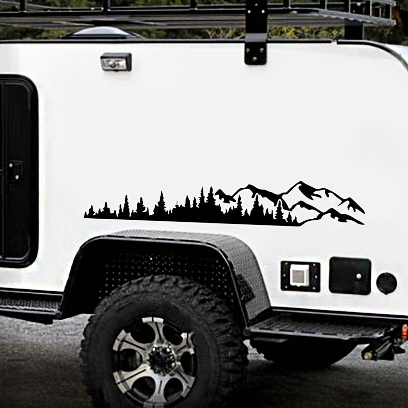 Mountain Tree Decal Sticker for RV Motorhome Truck