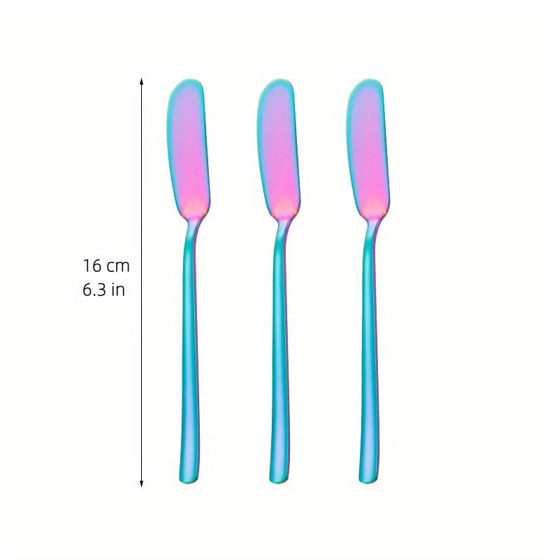 3pcs Stainless Steel Butter Cheese Spatula Cutter Spreader