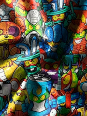 Breathable Boy's 3D Cartoon Print T shirt for Summer
