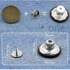 Adjustable Detachable Pants Buckle Waistline Button