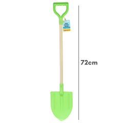 Electoys Kids Spade Plastic Shovel Wood Shaft Garden Digging Spade