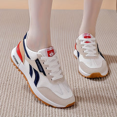 Women's Colorblock Sports Shoes Mesh Breathable Running Sneakers