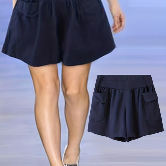 Y2K Shorts Elastic High Rise Cargo Pants